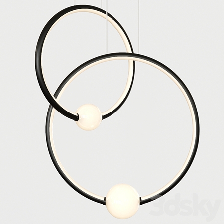 Pendant light Lampatron GRIGGS DUO Black